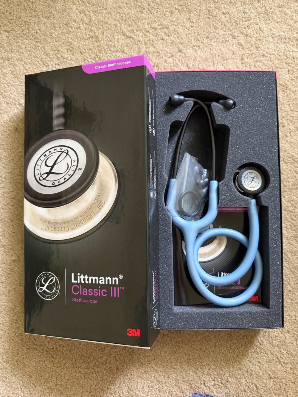 Littmann Classic III Stethoscope - Light Blue